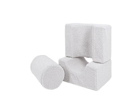 MeowBaby® Bearly Vormenset met 3 Elementen - Wit-mercibeaucoupp.eu