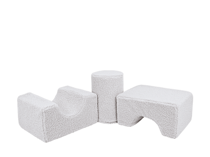 MeowBaby® Bearly Vormenset met 3 Elementen - Wit-mercibeaucoupp.eu