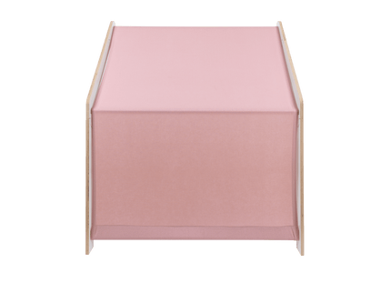 MeowBaby® Wit Houten Huis voor Kinderen - Roze Dak-mercibeaucoupp.eu
