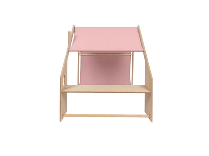 MeowBaby® Natuurlijk Houten Huis voor Kinderen - Roze Dak-mercibeaucoupp.eu