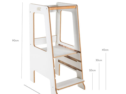 MeowBaby® Multiplex Keukenhulp Scandi - Wit-mercibeaucoupp.eu