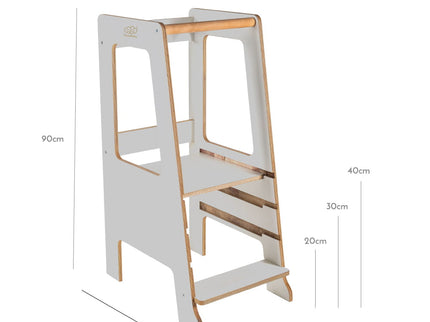 MeowBaby® Multiplex Keukenhulp Scandi - Grijs-mercibeaucoupp.eu