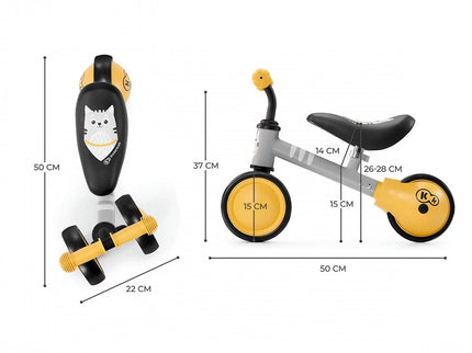 Loopfiets CUTIE - Geel-mercibeaucoupp.eu