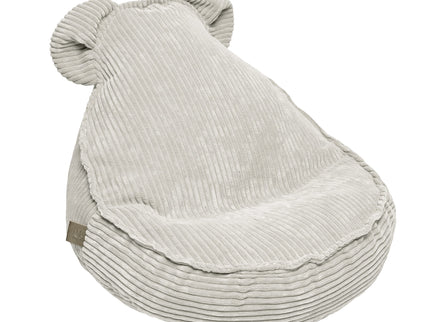 MeowBaby® Esthetisch Fluwelen Sako Tas Teddy Ecru-mercibeaucoupp.eu