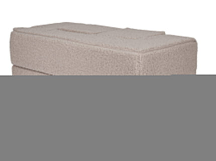 MeowBaby® Bearly Cube Slaapbank - Lichtgrijs-mercibeaucoupp.eu