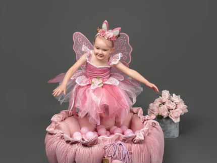 MeowBaby® Bloem Speeltapijt met Ballenbak - Roze-mercibeaucoupp.eu