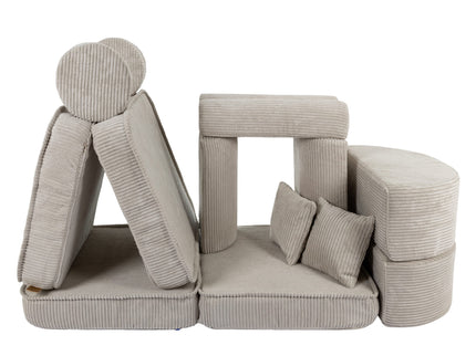 Modulaire kinderbank medium - Esthetisch Ecru Plus-mercibeaucoupp.eu