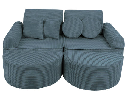 Modulaire kinderbank medium - Esthetisch Turkoois Plus-mercibeaucoupp.eu