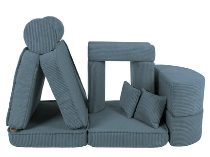 Modulaire kinderbank medium - Esthetisch Turkoois Plus-mercibeaucoupp.eu