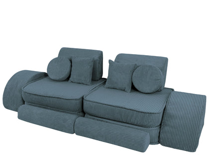 Modulaire kinderbank medium - Esthetisch Turkoois Plus-mercibeaucoupp.eu