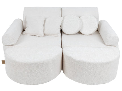 Modulaire kinderbank medium - Boucle Wit Plus-mercibeaucoupp.eu