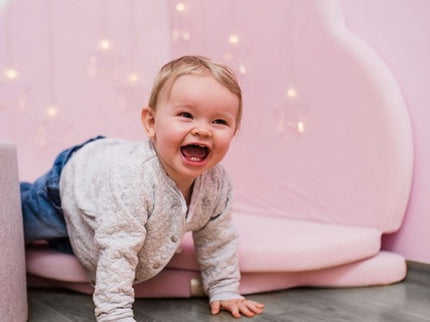 Speeltapijt voor kinderen - Wolkvormig roze fluweel-mercibeaucoupp.eu