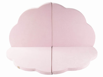 Speeltapijt voor kinderen - Wolkvormig roze fluweel-mercibeaucoupp.eu