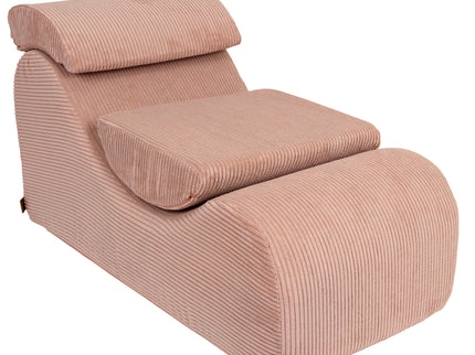 Wave Ligstoel - Esthetisch Poederroze-mercibeaucoupp.eu