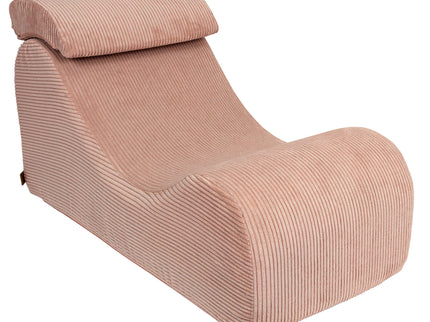 Wave Ligstoel - Esthetisch Poederroze-mercibeaucoupp.eu