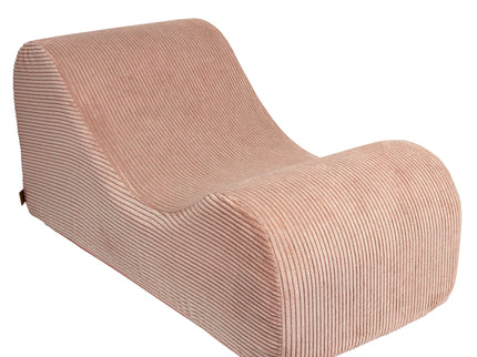 Wave Ligstoel - Esthetisch Poederroze-mercibeaucoupp.eu