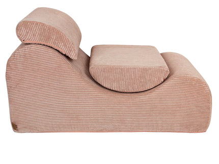 Wave Ligstoel - Esthetisch Poederroze-mercibeaucoupp.eu