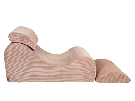 Wave Ligstoel - Esthetisch Poederroze-mercibeaucoupp.eu