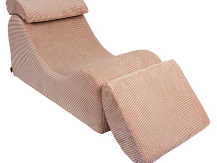 Wave Ligstoel - Esthetisch Poederroze-mercibeaucoupp.eu