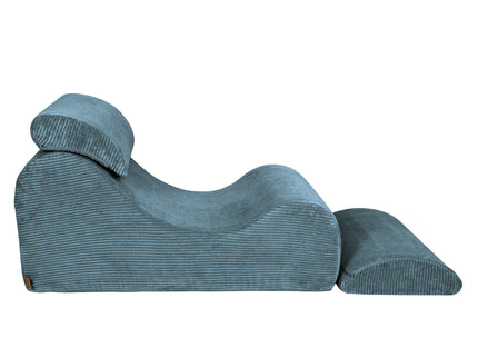 Wave Ligstoel - Esthetisch Turquoise-mercibeaucoupp.eu