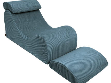 Wave Ligstoel - Esthetisch Turquoise-mercibeaucoupp.eu