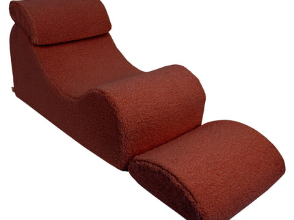 Wave Ligstoel - Bruin-Beerlijk-mercibeaucoupp.eu