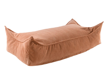 MeowBaby® Poef voor kinderen, rechthoekig, ribfluweel - Brick-mercibeaucoupp.eu