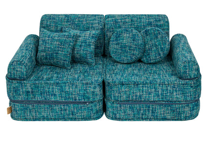 Modulaire kinderbank medium - Tangle Lagoon Blue-mercibeaucoupp.eu