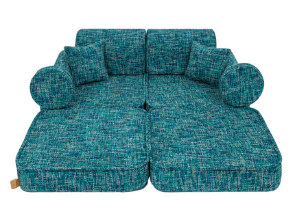Modulaire kinderbank medium - Tangle Lagoon Blue-mercibeaucoupp.eu