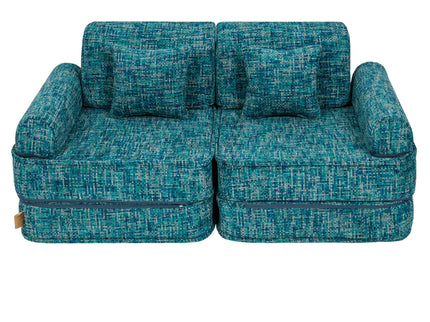 Modulaire kinderbank medium - Tangle Lagoon Blue-mercibeaucoupp.eu