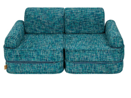 Modulaire kinderbank medium - Tangle Lagoon Blue-mercibeaucoupp.eu