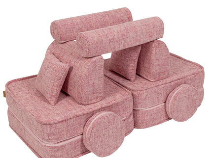 Modulaire kinderbank medium - Tangle Bubblegum Pink-mercibeaucoupp.eu