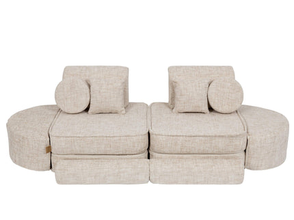 Modulaire kinderbank medium - Tangle Marshmallow Beige Plus-mercibeaucoupp.eu