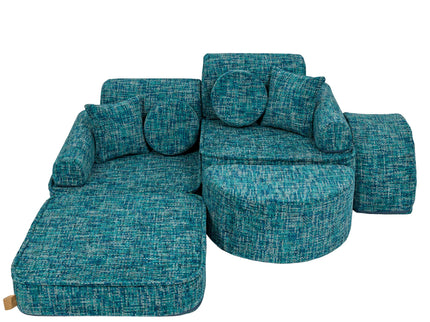 Modulaire kinderbank medium - Tangle Lagoon Blue Plus-mercibeaucoupp.eu