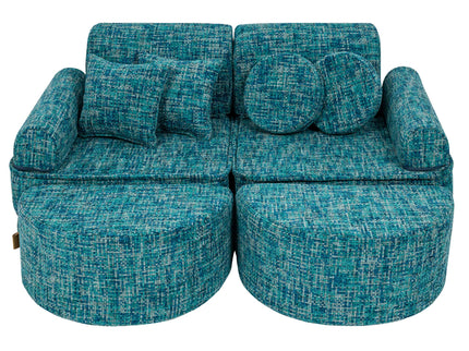 Modulaire kinderbank medium - Tangle Lagoon Blue Plus-mercibeaucoupp.eu