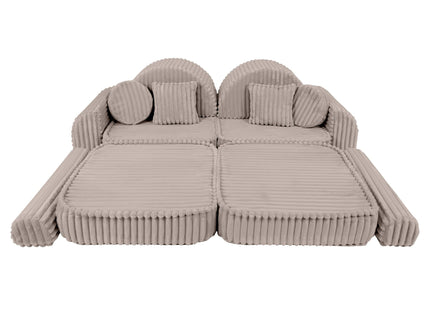Modulaire kinderbank medium - Churros Beige Plus-mercibeaucoupp.eu