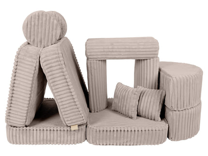 Modulaire kinderbank medium - Churros Beige Plus-mercibeaucoupp.eu