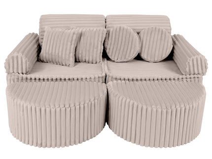 Modulaire kinderbank medium - Churros Beige Plus-mercibeaucoupp.eu