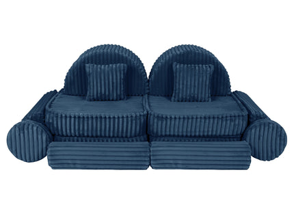 Modulaire kinderbank medium - Churros Blauw Plus-mercibeaucoupp.eu