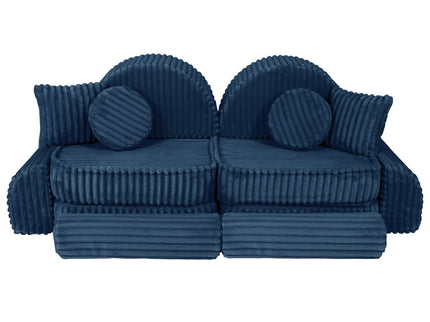 Modulaire kinderbank medium - Churros Blauw Plus-mercibeaucoupp.eu