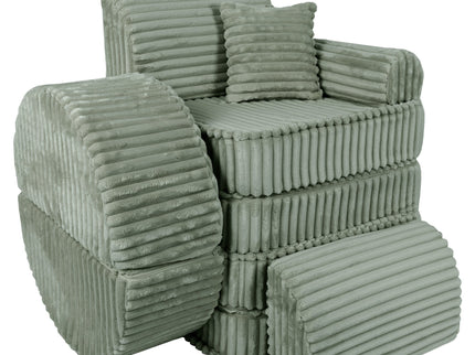 Modulaire kinderbank medium - Churros saliegroen plus-mercibeaucoupp.eu