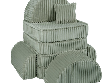 Modulaire kinderbank medium - Churros saliegroen plus-mercibeaucoupp.eu