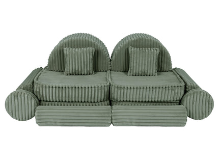 Modulaire kinderbank medium - Churros saliegroen plus-mercibeaucoupp.eu