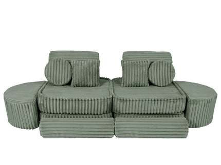 Modulaire kinderbank medium - Churros saliegroen plus-mercibeaucoupp.eu
