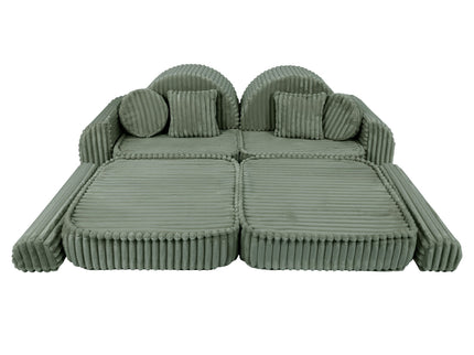 Modulaire kinderbank medium - Churros saliegroen plus-mercibeaucoupp.eu