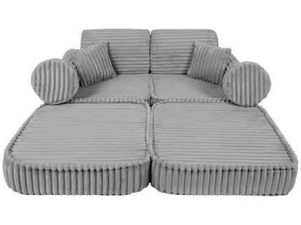 Modulaire kinderbank medium - Churros Moon Grey-mercibeaucoupp.eu