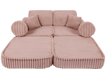 Modulaire kinderbank medium - Churros Roze-mercibeaucoupp.eu
