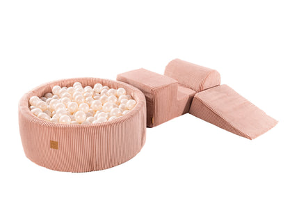 MeowBaby® Speelset met ballenbak - Roze & Witte Parel-mercibeaucoupp.eu