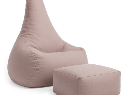 Tearo: Zitzak + voetensteun voor kleine ligstoelen - Rosy Pink-mercibeaucoupp.eu