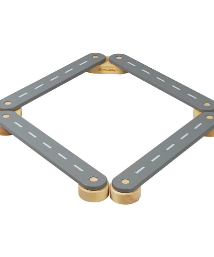 Houten evenwichtsbalk - 4 elementen-mercibeaucoupp.eu